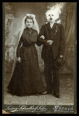 Illustration for article titled Artist Paints On Old Photographs And Turns Victorians Into Monsters